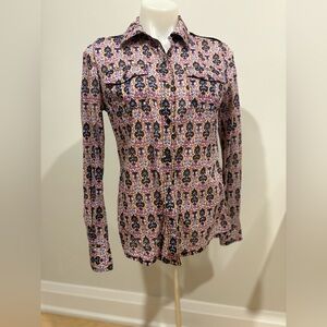 Tory Burch Multicolor Patterned Button Down Shirt